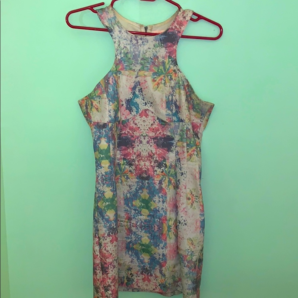 Halter ASOS multicolored dress